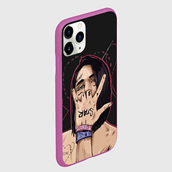 Чехол iPhone 11 Pro матовый Face Star, цвет: 3D-фиолетовый — фото 2