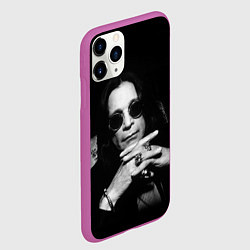 Чехол iPhone 11 Pro матовый Оззи Осборн, цвет: 3D-фиолетовый — фото 2