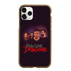 Чехол iPhone 11 Pro матовый Группа Imagine Dragons