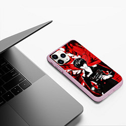 Чехол iPhone 11 Pro матовый Persona 5, цвет: 3D-розовый — фото 2