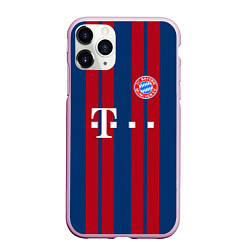 Чехол iPhone 11 Pro матовый Bayern FC: Original 2018, цвет: 3D-розовый