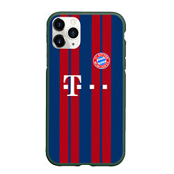 Чехол iPhone 11 Pro матовый Bayern FC: Original 2018, цвет: 3D-темно-зеленый