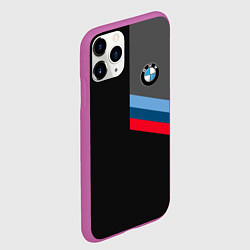 Чехол iPhone 11 Pro матовый BMW БМВ, цвет: 3D-фиолетовый — фото 2
