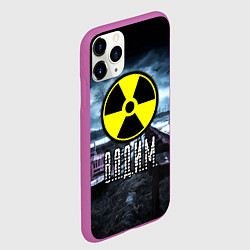 Чехол iPhone 11 Pro матовый S.T.A.L.K.E.R: Вадим, цвет: 3D-фиолетовый — фото 2