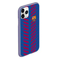 Чехол iPhone 11 Pro матовый FC Barcelona: Creative, цвет: 3D-серый — фото 2