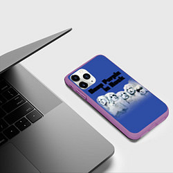 Чехол iPhone 11 Pro матовый Deep Purple In the rock, цвет: 3D-фиолетовый — фото 2