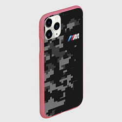 Чехол iPhone 11 Pro матовый BMW БМВ, цвет: 3D-малиновый — фото 2