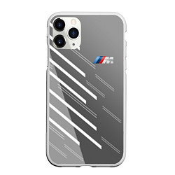 Чехол iPhone 11 Pro матовый BMW 2018 M Sport, цвет: 3D-белый