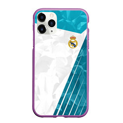 Чехол iPhone 11 Pro матовый FC Real Madrid: Abstract
