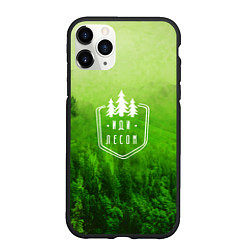 Чехол iPhone 11 Pro матовый Иди лесом