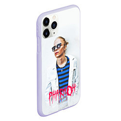 Чехол iPhone 11 Pro матовый Pharaoh: White side, цвет: 3D-светло-сиреневый — фото 2