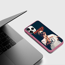 Чехол iPhone 11 Pro матовый Pharaoh, цвет: 3D-малиновый — фото 2