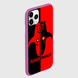 Чехол iPhone 11 Pro матовый Juggernaut Blood, цвет: 3D-фиолетовый — фото 2