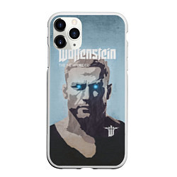 Чехол iPhone 11 Pro матовый Wolfenstein: William Blaskovitz, цвет: 3D-белый