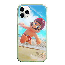 Чехол iPhone 11 Pro матовый Super Mario Summer Odyssey