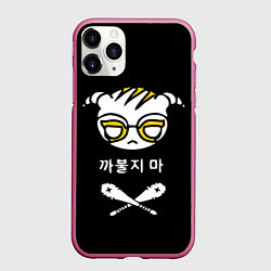 Чехол iPhone 11 Pro матовый Rainbow Six Siege: Dokkaebi, цвет: 3D-малиновый