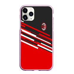 Чехол iPhone 11 Pro матовый АC Milan: R&G