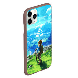 Чехол iPhone 11 Pro матовый Z-Link, цвет: 3D-коричневый — фото 2