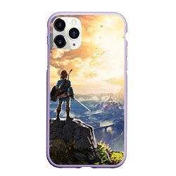 Чехол iPhone 11 Pro матовый Knight Link, цвет: 3D-светло-сиреневый