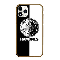 Чехол iPhone 11 Pro матовый Ramones B&W