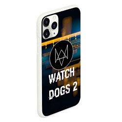 Чехол iPhone 11 Pro матовый Watch Dogs 2: Tech Scheme, цвет: 3D-белый — фото 2