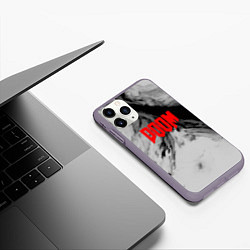 Чехол iPhone 11 Pro матовый DOOM: Gray Fog, цвет: 3D-серый — фото 2