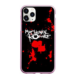 Чехол iPhone 11 Pro матовый My Chemical Romance, цвет: 3D-розовый