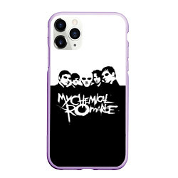 Чехол iPhone 11 Pro матовый My Chemical Romance B&W