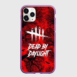 Чехол iPhone 11 Pro матовый Dead by Daylight, цвет: 3D-фиолетовый