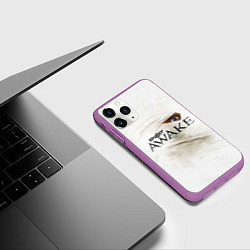 Чехол iPhone 11 Pro матовый Skillet: Awake, цвет: 3D-фиолетовый — фото 2