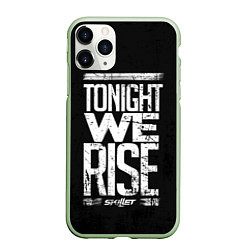 Чехол iPhone 11 Pro матовый Skillet: We Rise, цвет: 3D-салатовый