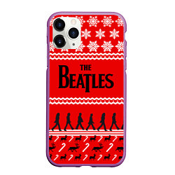 Чехол iPhone 11 Pro матовый The Beatles: New Year