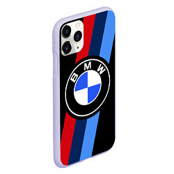 Чехол iPhone 11 Pro матовый BMW 2021 M SPORT БМВ М СПОРТ, цвет: 3D-светло-сиреневый — фото 2