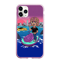 Чехол iPhone 11 Pro матовый Lil Pump on the water