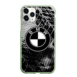 Чехол iPhone 11 Pro матовый BMW Sport Drive, цвет: 3D-салатовый