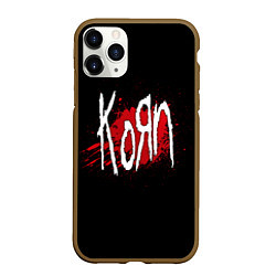 Чехол iPhone 11 Pro матовый Korn: Blood