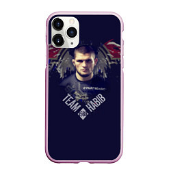 Чехол iPhone 11 Pro матовый Team Habib 1988, цвет: 3D-розовый