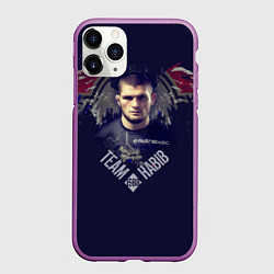 Чехол iPhone 11 Pro матовый Team Habib 1988, цвет: 3D-фиолетовый