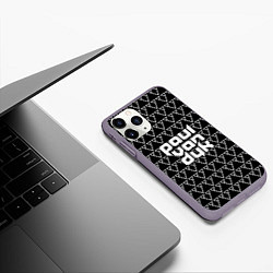 Чехол iPhone 11 Pro матовый Paul Van Dyk, цвет: 3D-серый — фото 2