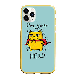 Чехол iPhone 11 Pro матовый I'm your Hero