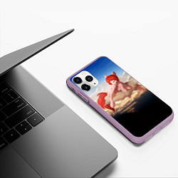 Чехол iPhone 11 Pro матовый Red Pony, цвет: 3D-сиреневый — фото 2