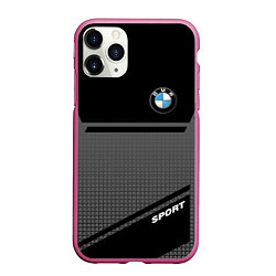 Чехол iPhone 11 Pro матовый BMW SPORT БМВ СПОРТ