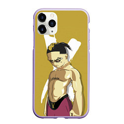 Чехол iPhone 11 Pro матовый Anime XXXTentacion, цвет: 3D-светло-сиреневый