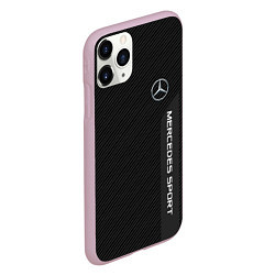 Чехол iPhone 11 Pro матовый Mercedes AMG: Sport Line, цвет: 3D-розовый — фото 2