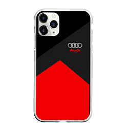 Чехол iPhone 11 Pro матовый Audi: Red Sport, цвет: 3D-белый