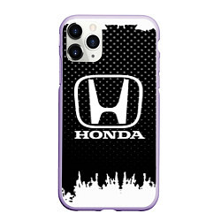 Чехол iPhone 11 Pro матовый Honda: Black Side