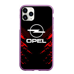 Чехол iPhone 11 Pro матовый Opel: Red Anger, цвет: 3D-фиолетовый