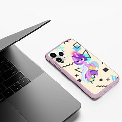 Чехол iPhone 11 Pro матовый My Little Pony, цвет: 3D-розовый — фото 2