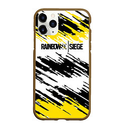 Чехол iPhone 11 Pro матовый Rainbow Six Siege: Yellow