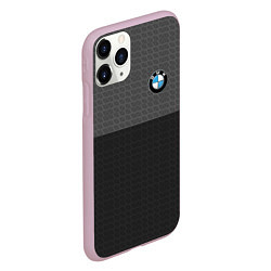 Чехол iPhone 11 Pro матовый BMW SPORT, цвет: 3D-розовый — фото 2